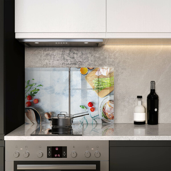 Tábua para corte Ingredientes na cozinha