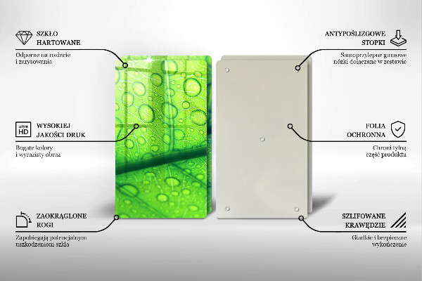 Tábua de cortar Close-up de uma folha