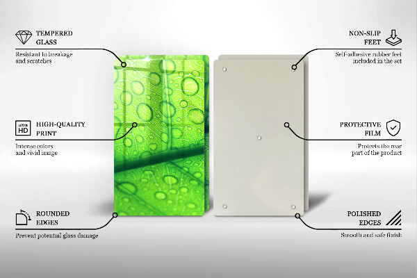 Tábua de cortar Close-up de uma folha