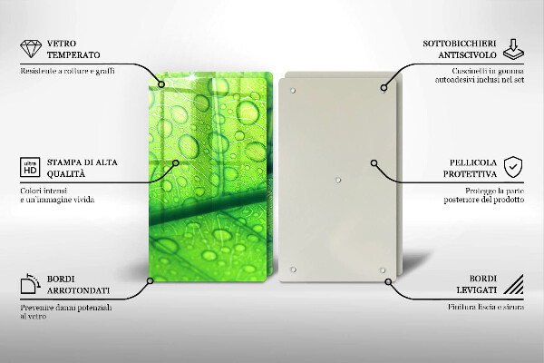 Tábua de cortar Close-up de uma folha