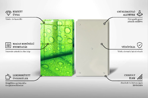Tábua de cortar Close-up de uma folha