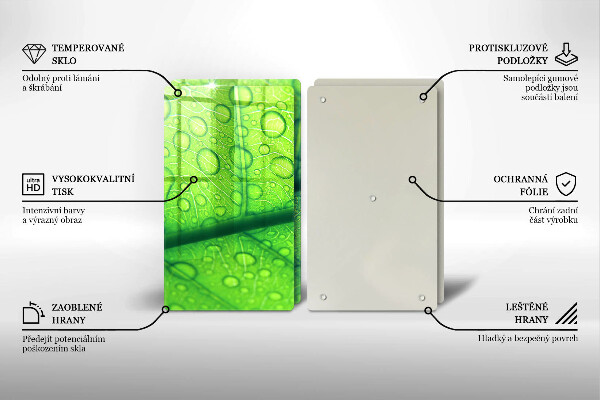 Tábua de cortar Close-up de uma folha