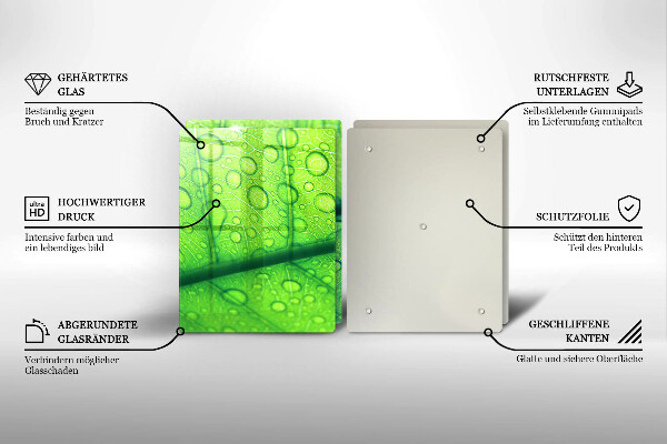 Tábua de cortar Close-up de uma folha