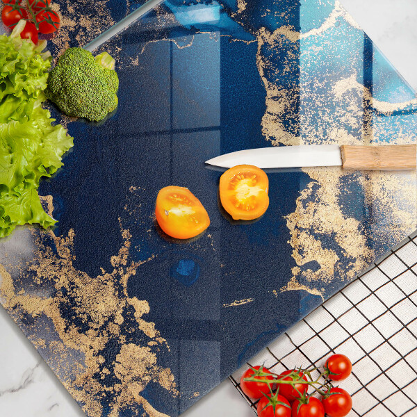 Tábua cozinha Abstração de mármore