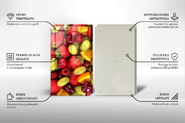 Tábua para cozinha Frutas de verão