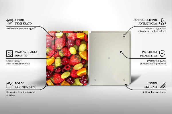 Tábua para cozinha Frutas de verão