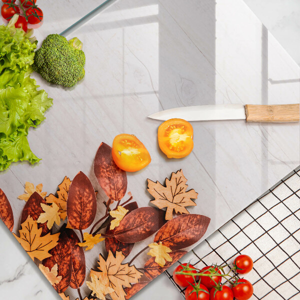Tábua para corte Folhas de outono