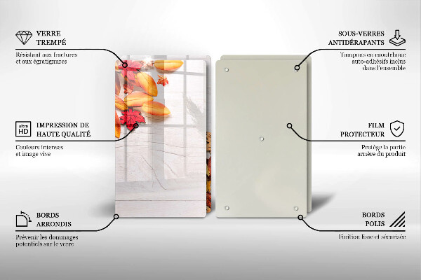 Tábua para corte Folhas de outono