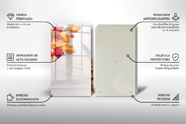 Tábua para corte Folhas de outono