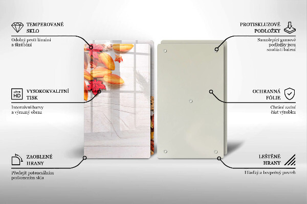 Tábua para corte Folhas de outono