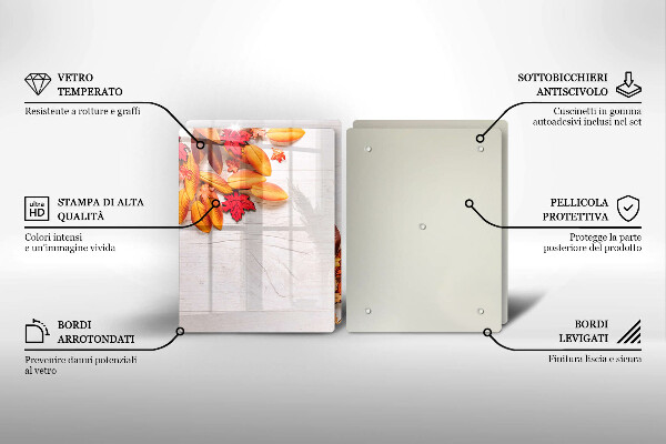 Tábua para corte Folhas de outono