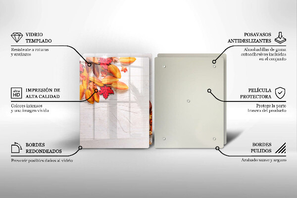 Tábua para corte Folhas de outono