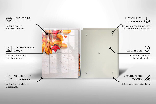 Tábua para corte Folhas de outono