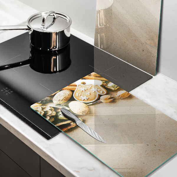 Tábua de corte de vidro decorações de Natal