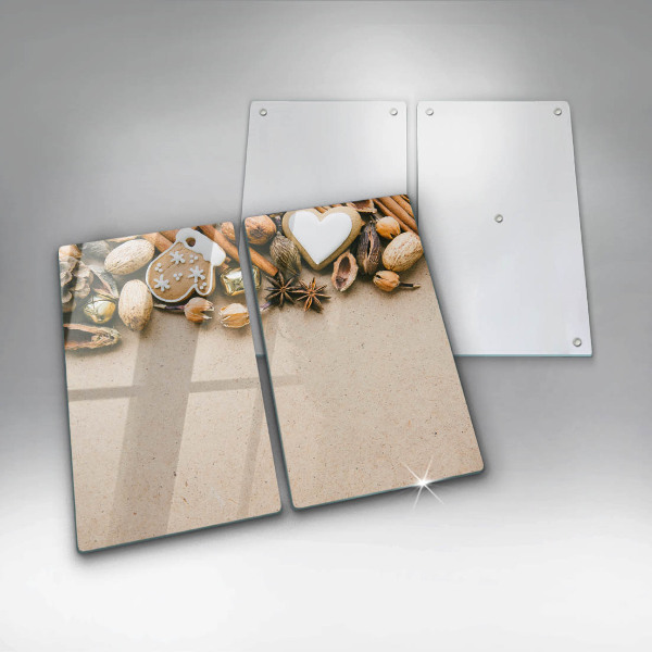 Tábua de corte de vidro decorações de Natal