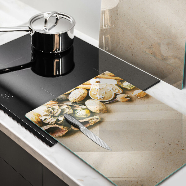 Tábua de corte de vidro decorações de Natal