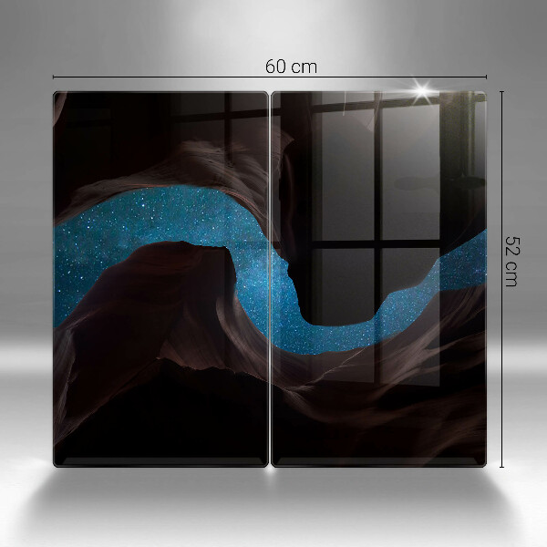 Tábua de cortar de vidro Céu estrelado