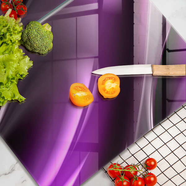 Tábua de corte Abstração roxa