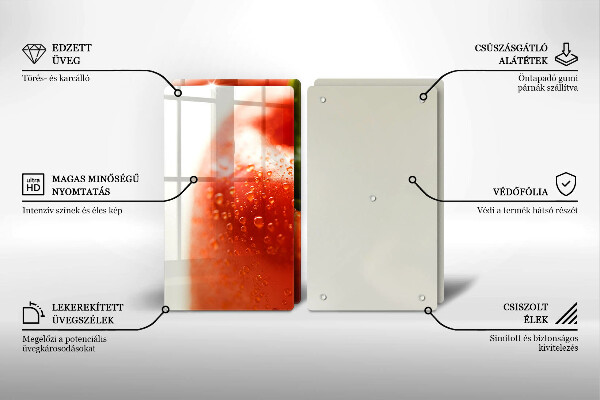 Tábua de cortar Pimentão vermelho