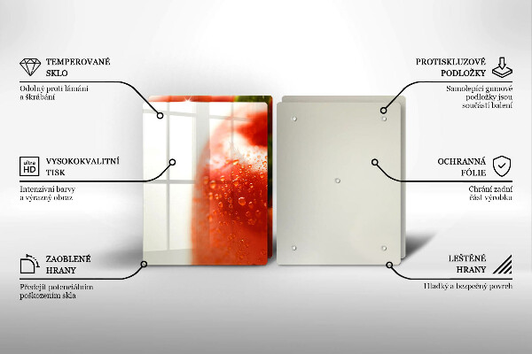 Tábua de cortar Pimentão vermelho