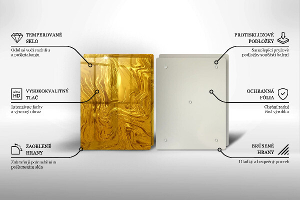 Tábua cozinha Textura dourada