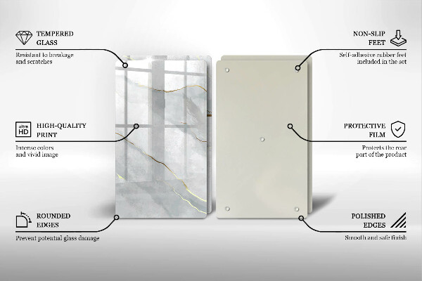 Tábua para cozinha Textura de pedra
