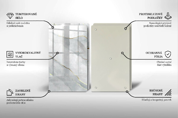 Tábua para cozinha Textura de pedra