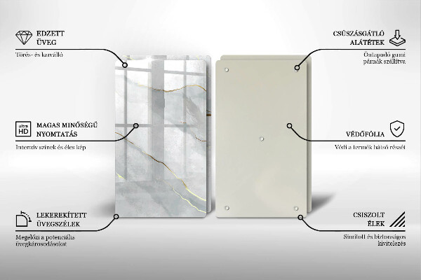 Tábua para cozinha Textura de pedra