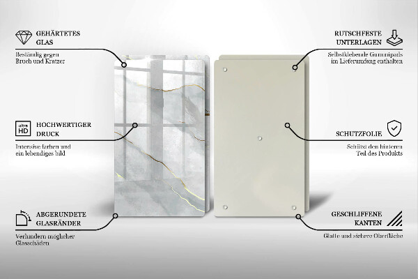 Tábua para cozinha Textura de pedra