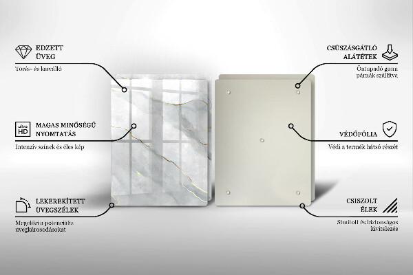 Tábua para cozinha Textura de pedra