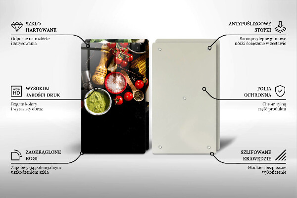 Tábua corte Ingredientes e especiarias italianas