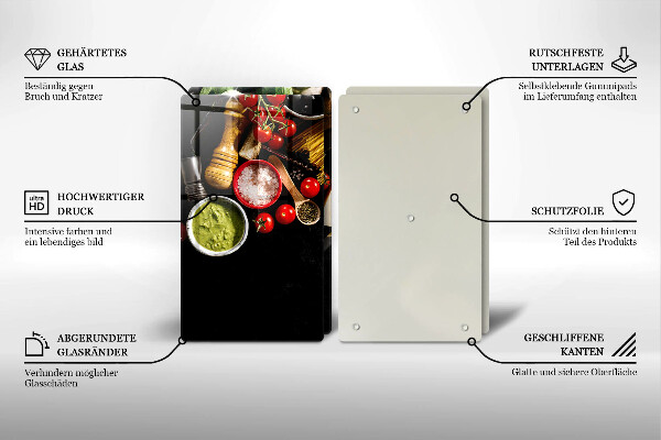 Tábua corte Ingredientes e especiarias italianas