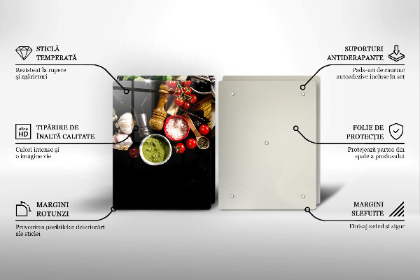 Tábua corte Ingredientes e especiarias italianas