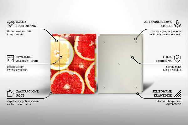 Tábua para corte Fatias de toranja