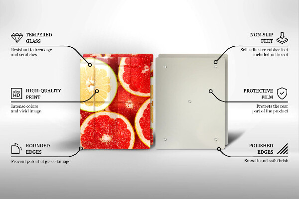 Tábua para corte Fatias de toranja