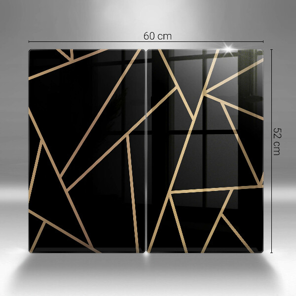 Tábua de cortar Abstração negra