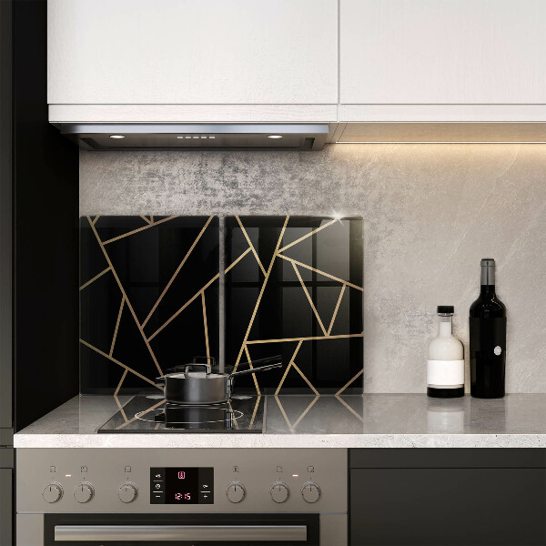 Tábua de cortar Abstração negra