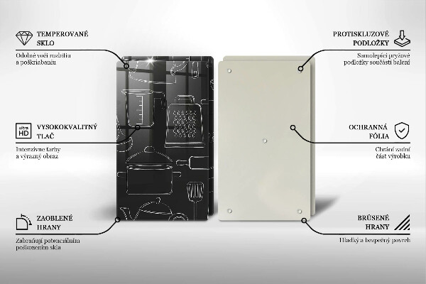 Tábua para cozinha Acessórios de cozinha de desenho animado