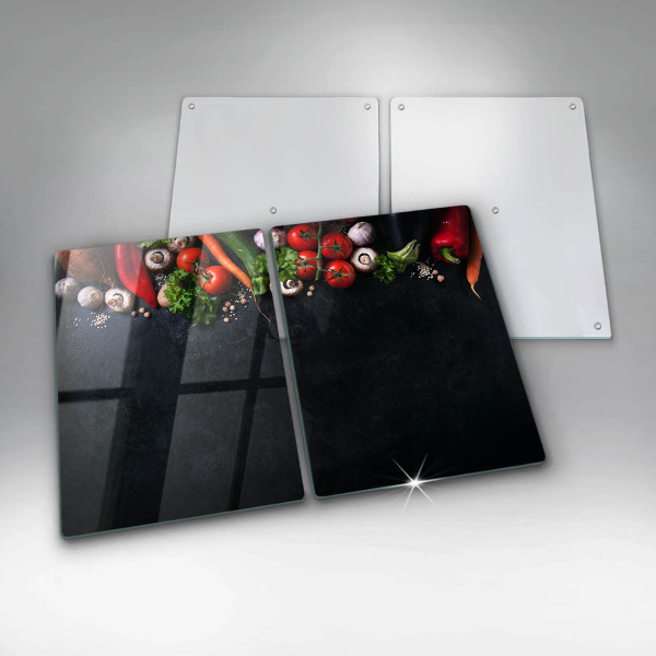 Tábua corte Vegetais coloridos