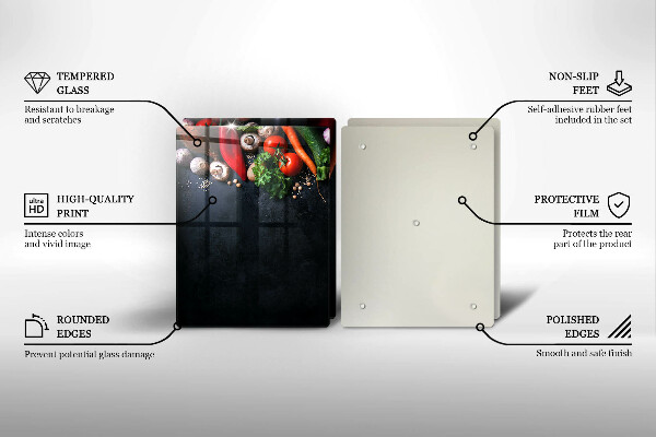 Tábua corte Vegetais coloridos