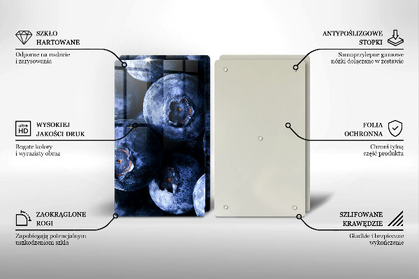 Tábua para corte Close-up de frutas vermelhas