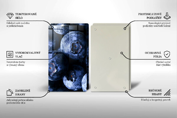 Tábua para corte Close-up de frutas vermelhas