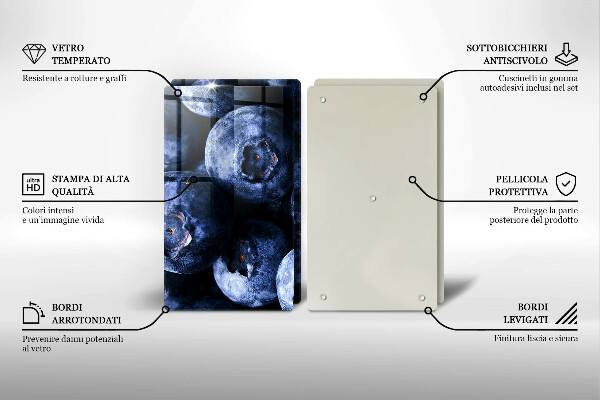 Tábua para corte Close-up de frutas vermelhas