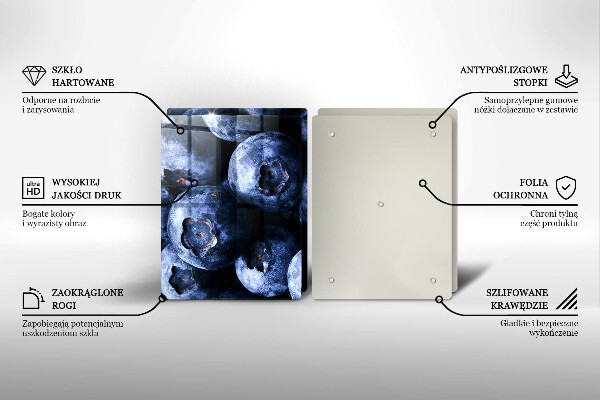 Tábua para corte Close-up de frutas vermelhas