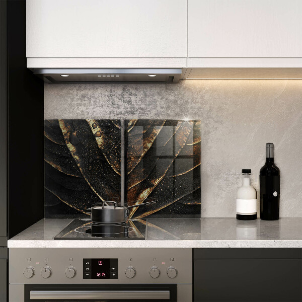 Tábua de cortar alimentos Folha de ouro