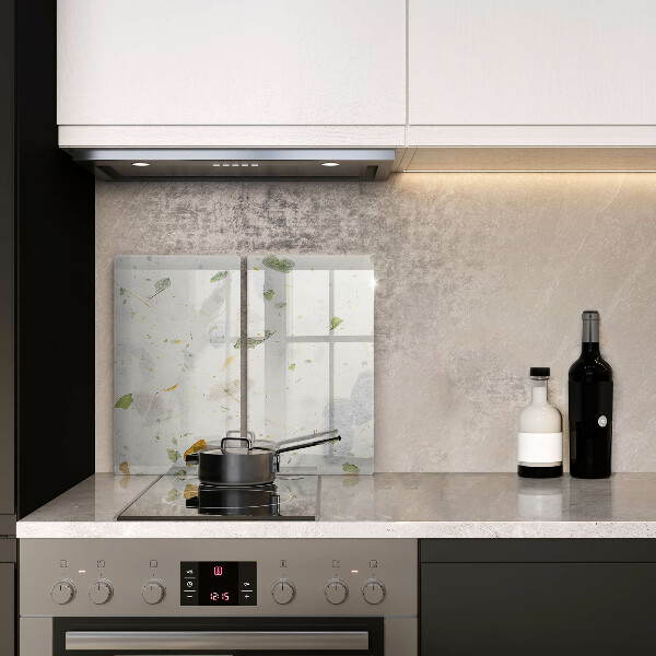 Tábua de corte de vidro Folhas caindo