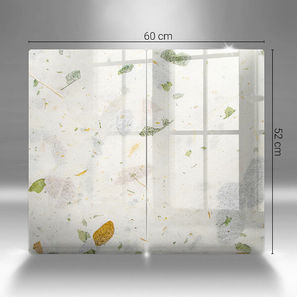 Tábua de corte de vidro Folhas caindo