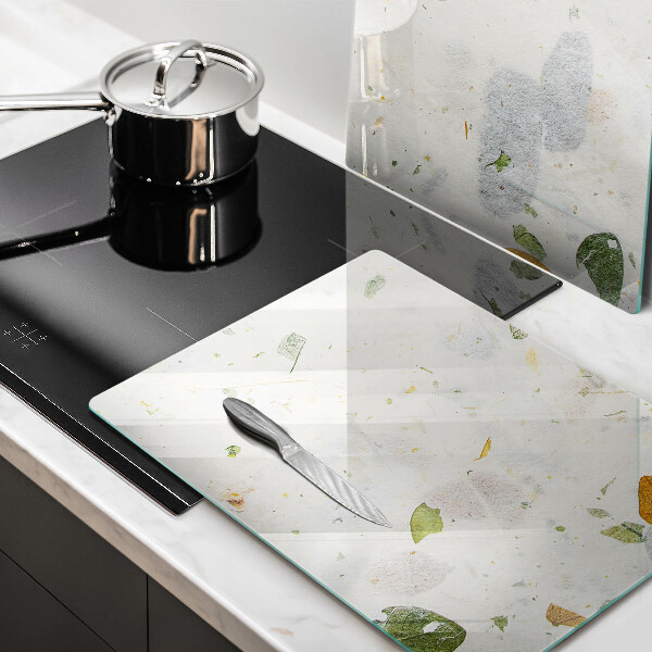 Tábua de corte de vidro Folhas caindo