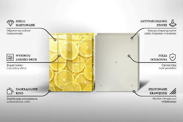 Tábua de cortar alimentos Fruta limão