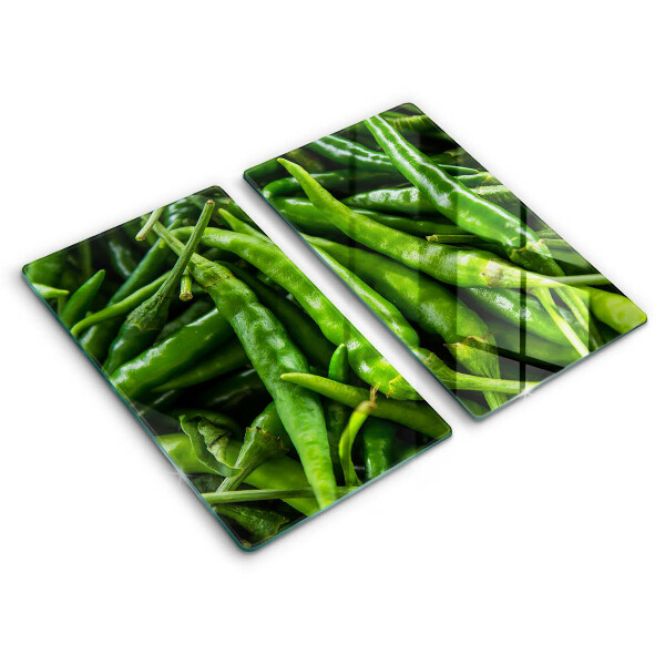 Tábua de cortar alimentos vagens de ervilha